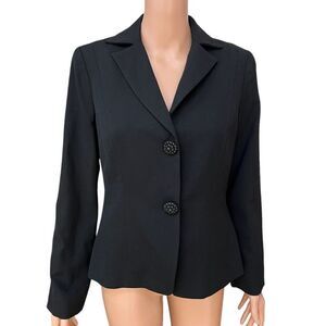 Austin’s Reed 100% worsted wool black blazer jacket size 6 New with defect